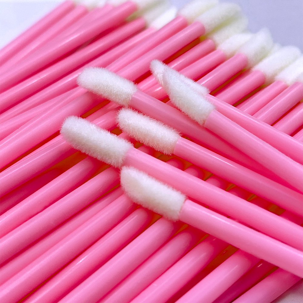 Lashes Eyelash Extension - 50/500 Buah Kuas Bibir Sekali Pakai