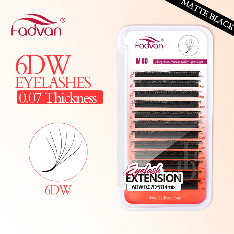 Eyelash Extension Human Hair - FADVAN Bulu Mata 6D W Asli