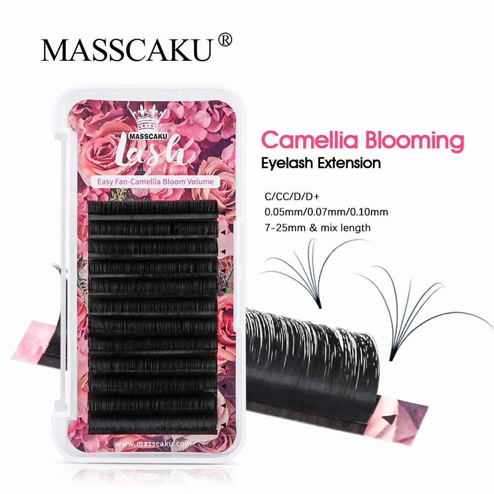 Eyelash Extension Human Hair - MASSCAKU Bulu Mata Ekstensi Mega Volume