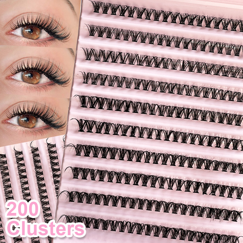 Eyelash Extension Natural Look - Bulu Mata Individual Tuft 8-16mm 200pcs