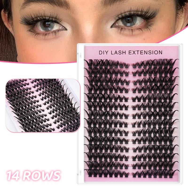 Eyelash Extension Natural Look - 20pcs DIY Bulu Mata Palsu Ekstensi