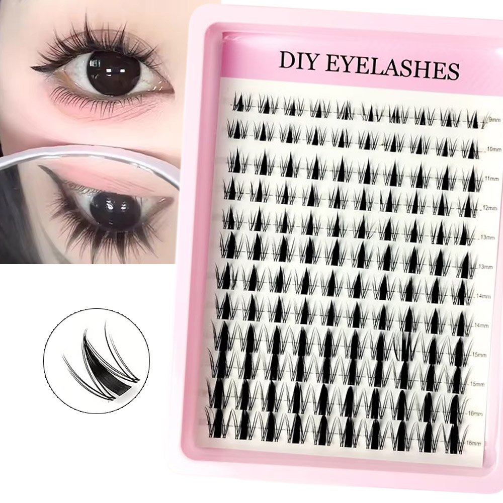 Eyelash Extension Wet Look - 120 pcs Bulu Mata Fairy 8-16mm