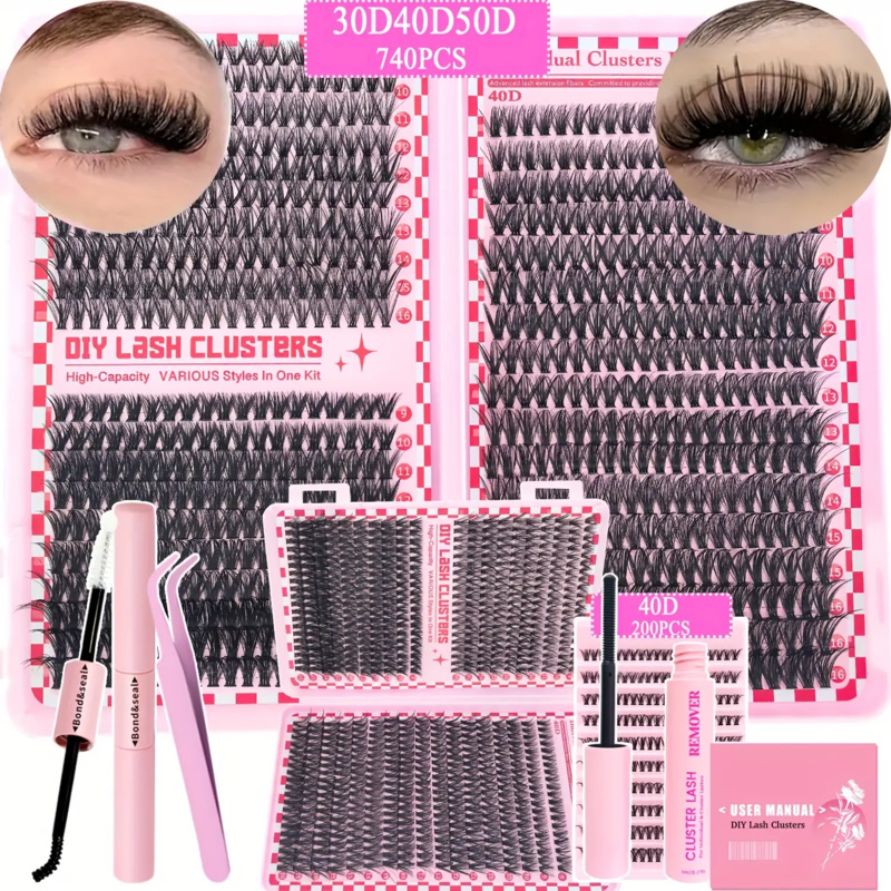 Eyelash Extension Equipment - 740/200 Buah Kit Ekstensi Bulu Mata