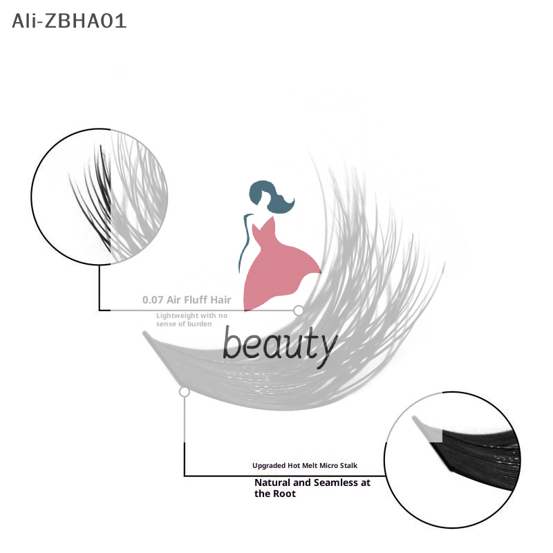 Eyelash Extension Kits - Bulu Mata 3D Faux Mink Wispy,