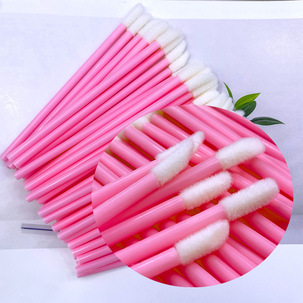 50/500 Buah Kuas Bibir Sekali  - Lashes Eyelash Extension ulasan dan harga