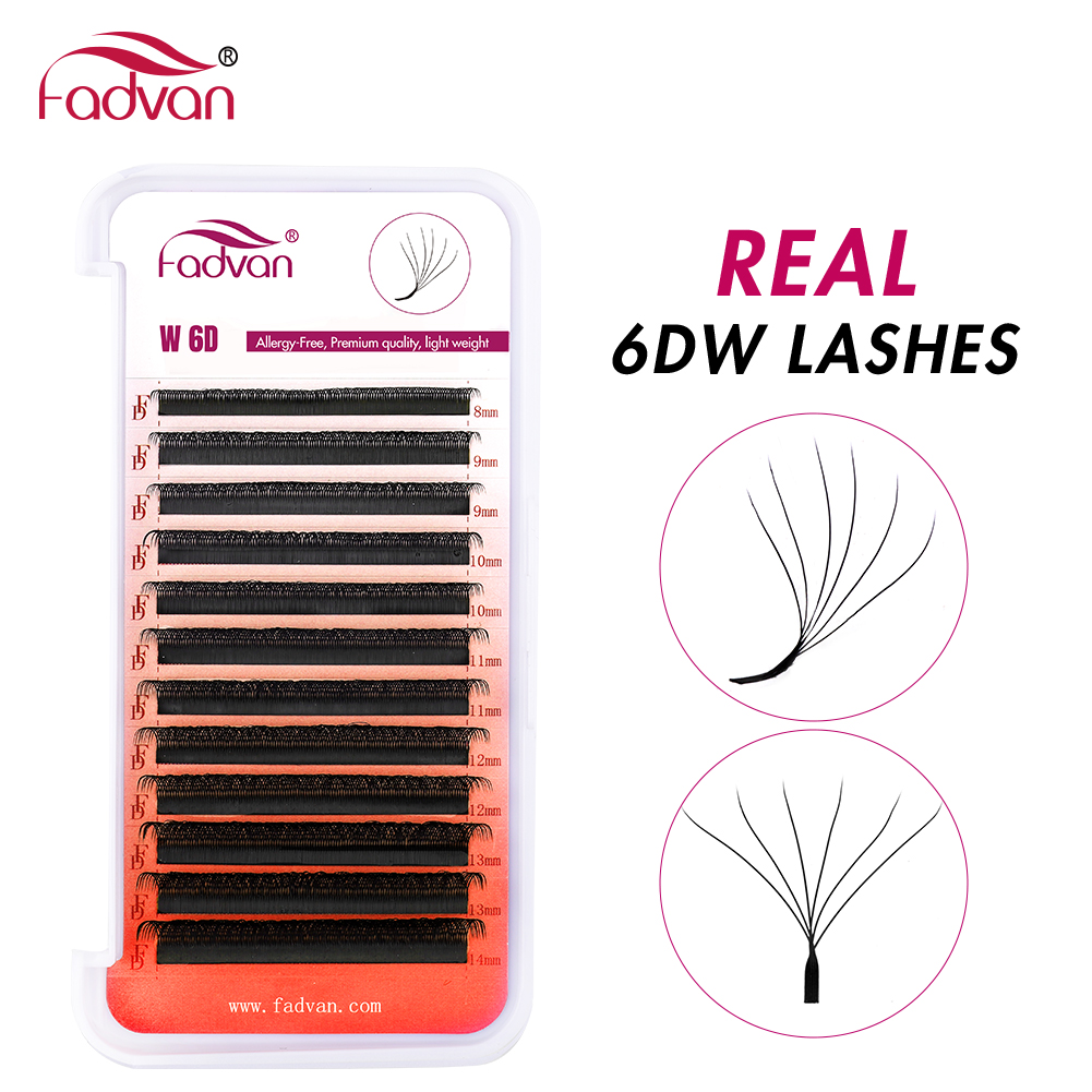 FADVAN Bulu Mata 6D W Asli 0.0 - Eyelash Extension Human Hair ulasan dan harga