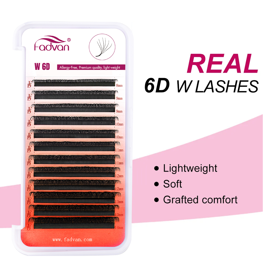FADVAN Bulu Mata 6D W Asli 0.0 - Eyelash Extension Human Hair ulasan dan harga