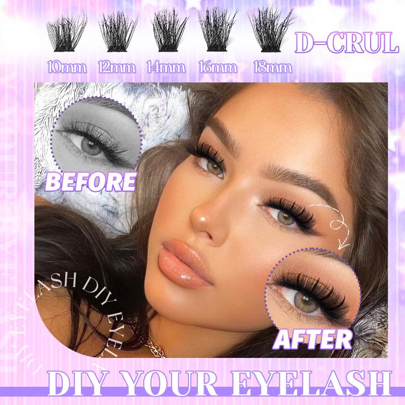Bulu Mata Cluster DIY Ekstensi - Lashes Eyelash Extension ulasan dan harga