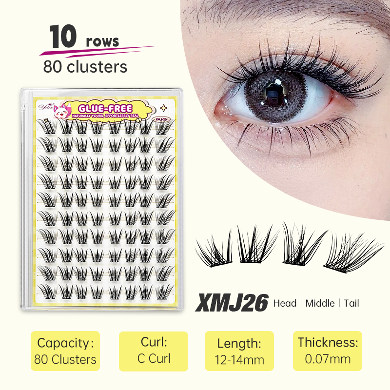 Yelix Bulu Mata Gaya Fox, Bulu - Eyelash Extension Natural Look ulasan dan harga