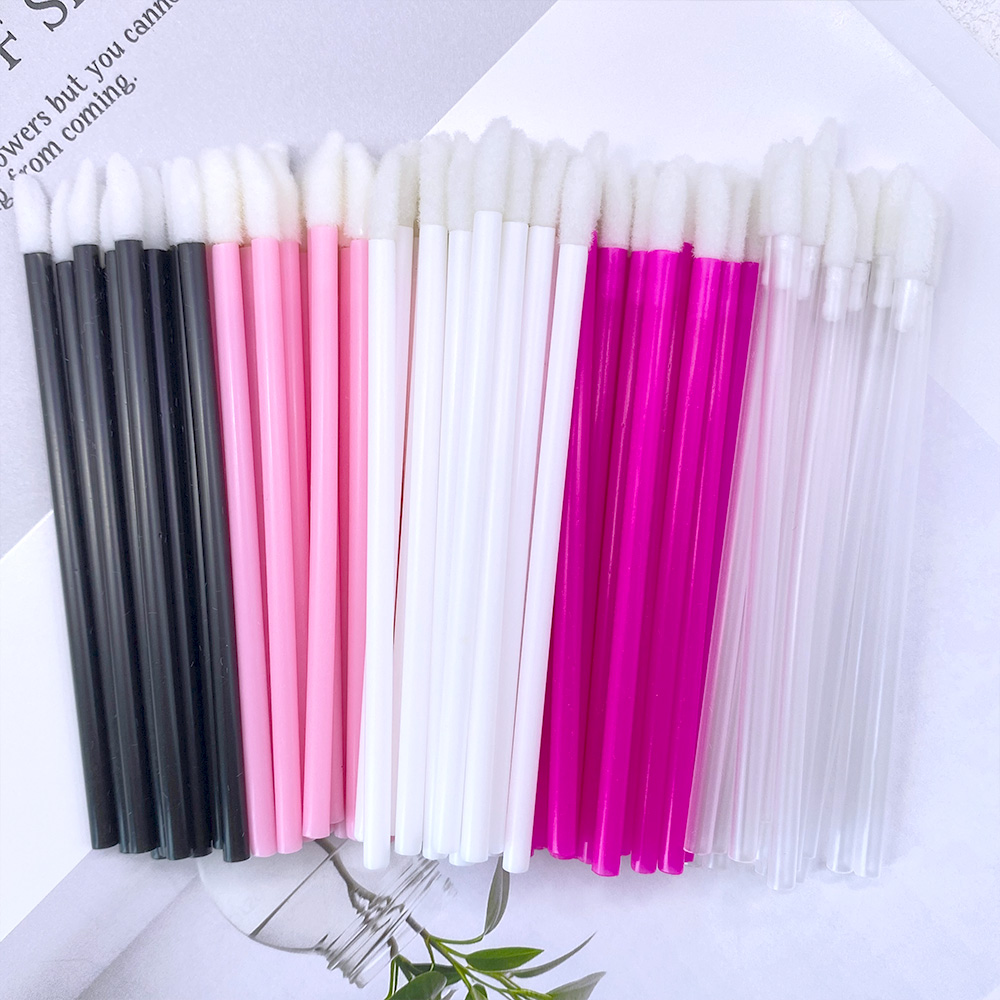 50/500 Buah Kuas Bibir Sekali  - Lashes Eyelash Extension ulasan dan harga