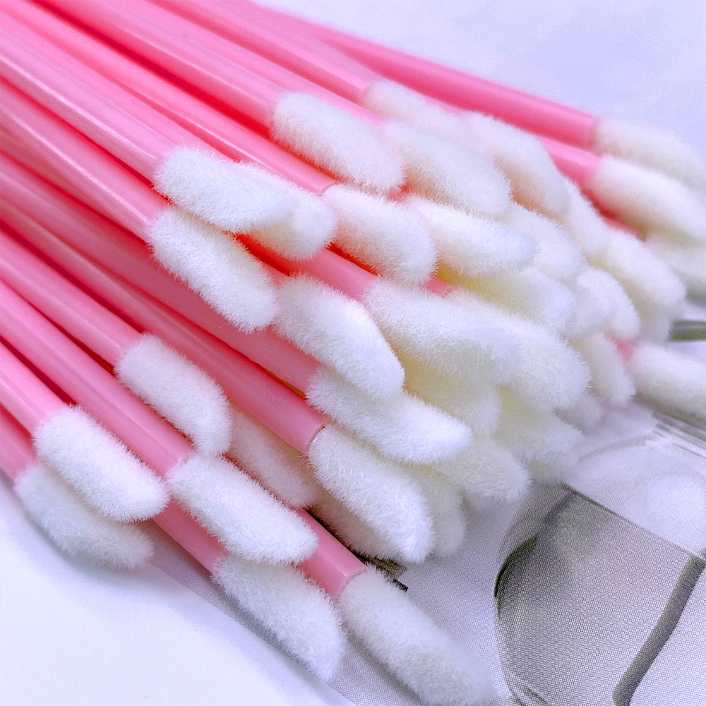 50/500 Buah Kuas Bibir Sekali  - Lashes Eyelash Extension ulasan dan harga