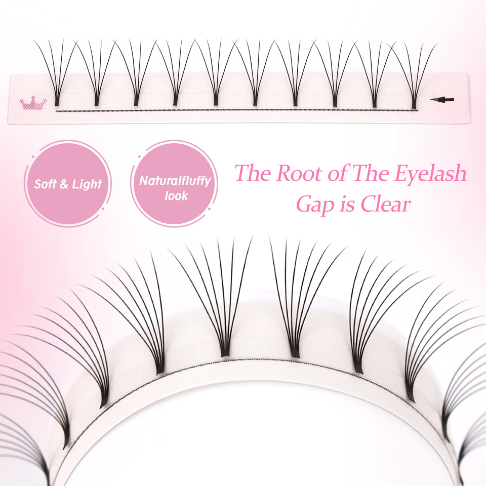 AGUUD kipas Volume buatan alam - Eyelash Extension Human Hair ulasan dan harga