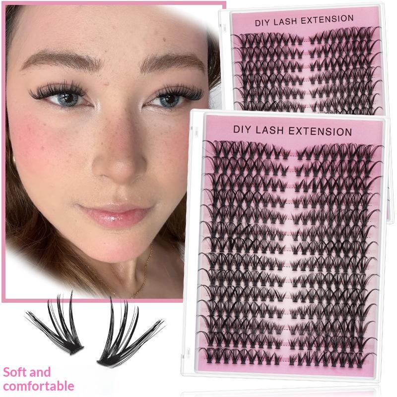 20pcs DIY Bulu Mata Palsu Ekst - Eyelash Extension Natural Look ulasan dan harga