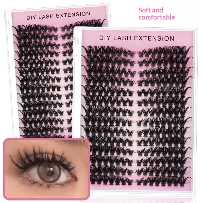 20pcs DIY Bulu Mata Palsu Ekst - Eyelash Extension Natural Look ulasan dan harga