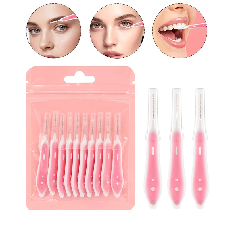 10 Buah Kuas Alis Mini Kuas Pe - Lashes Eyelash Extension ulasan dan harga