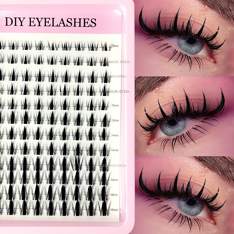 120 pcs Bulu Mata Fairy 8-16mm - Eyelash Extension Wet Look ulasan dan harga
