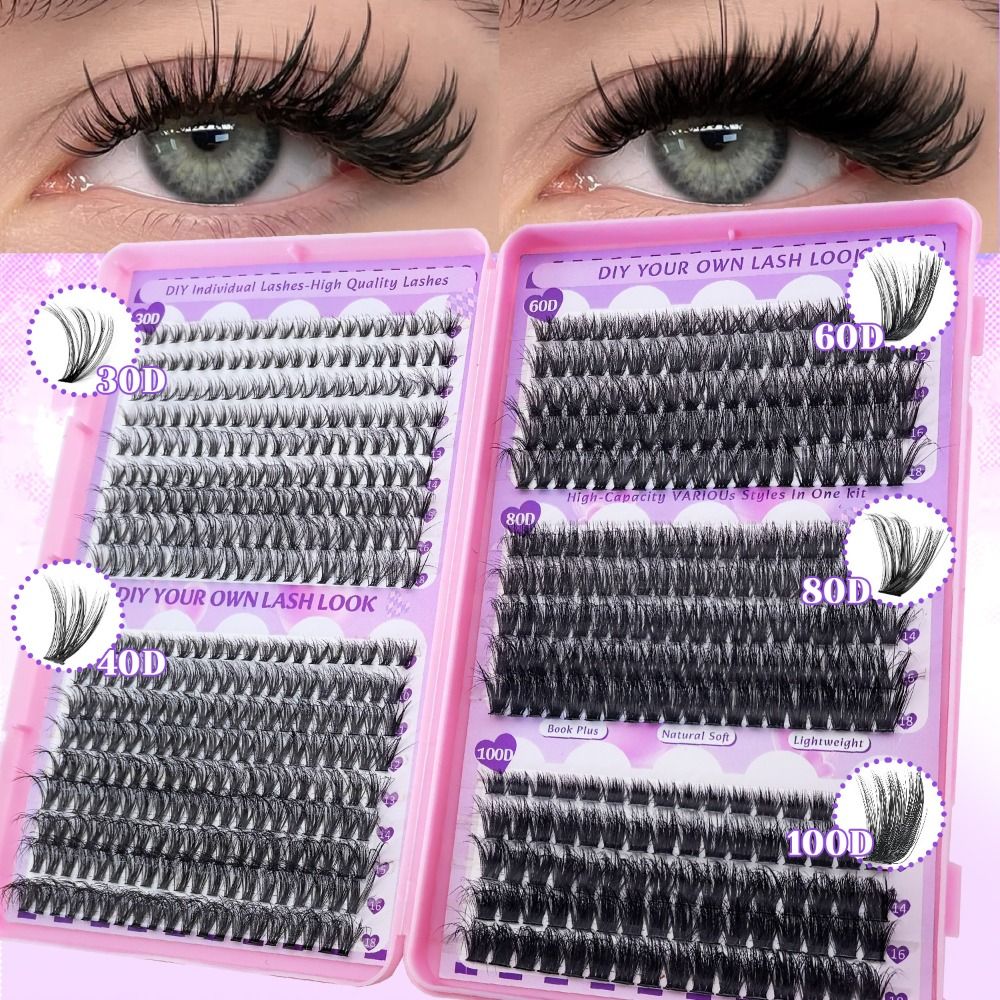 Bulu Mata Palsu Panjang 9-18mm - Eyelash Extension Kits ulasan dan harga
