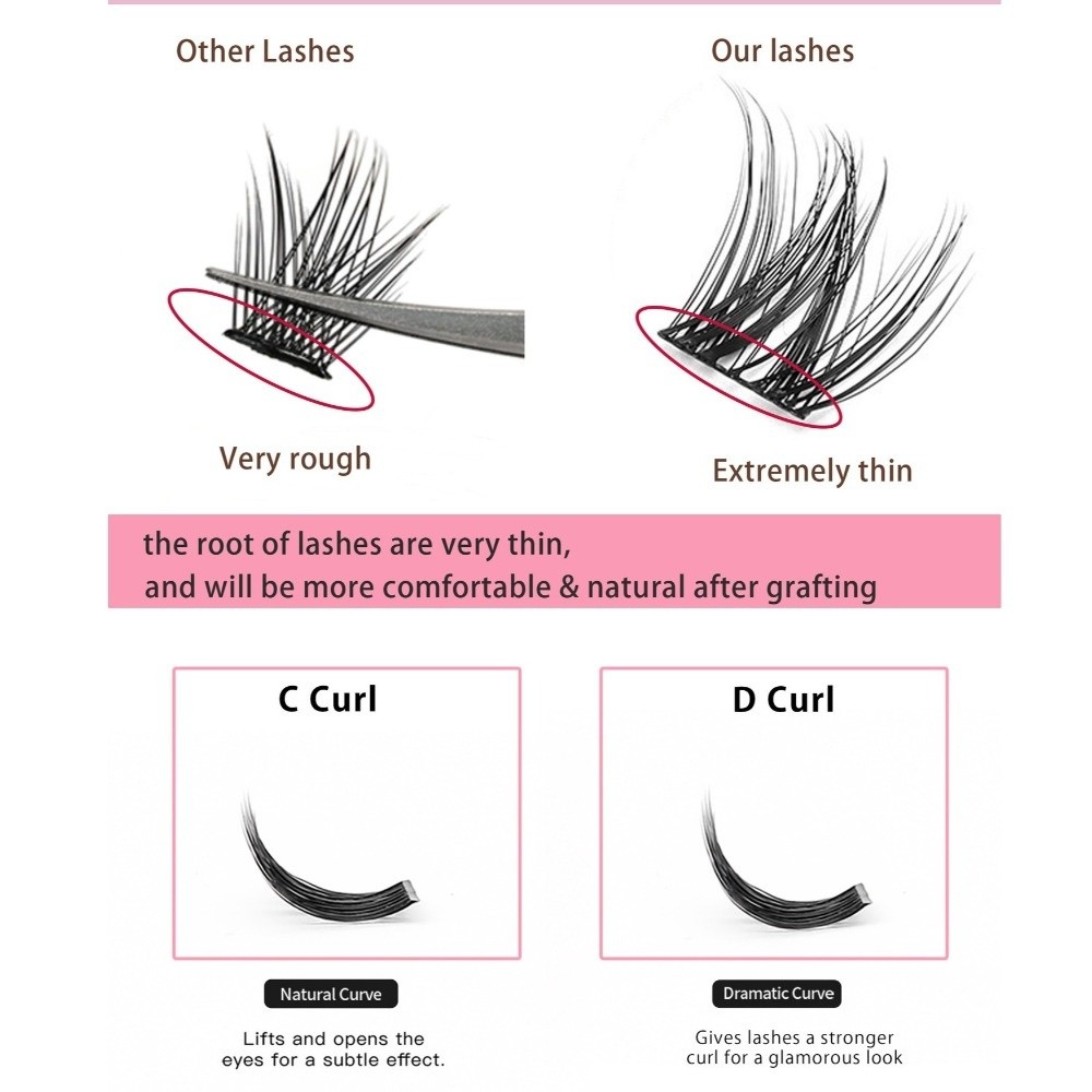 Kit Ekstensi Bulu Mata Alami D - Eyelash Extension Equipment ulasan dan harga