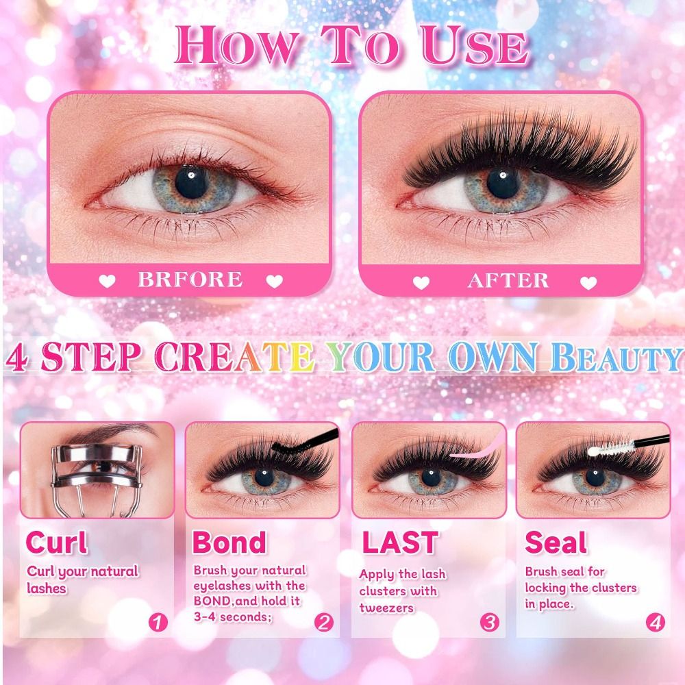 Bulu Mata Palsu Natural Look W - Eyelash Extension Kits ulasan dan harga