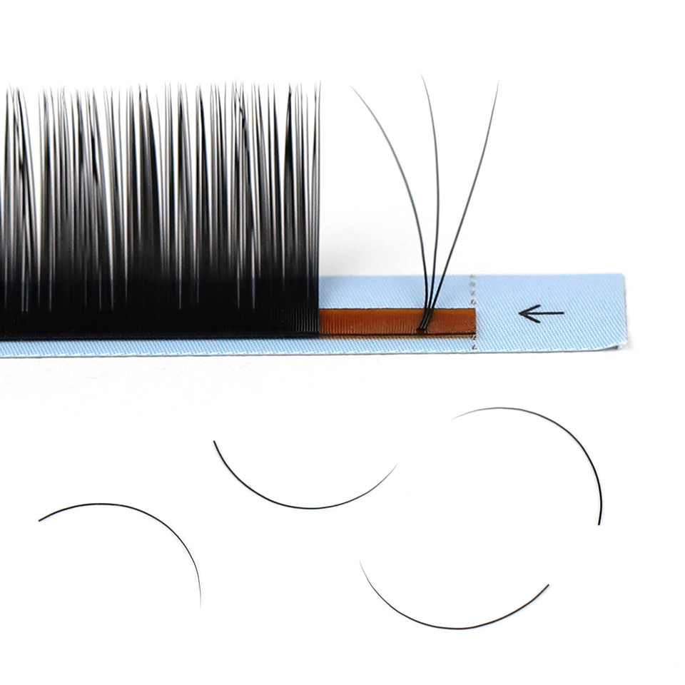 AGUUD 16 baris panjang 16-20mm - Eyelash Extension Human Hair ulasan dan harga