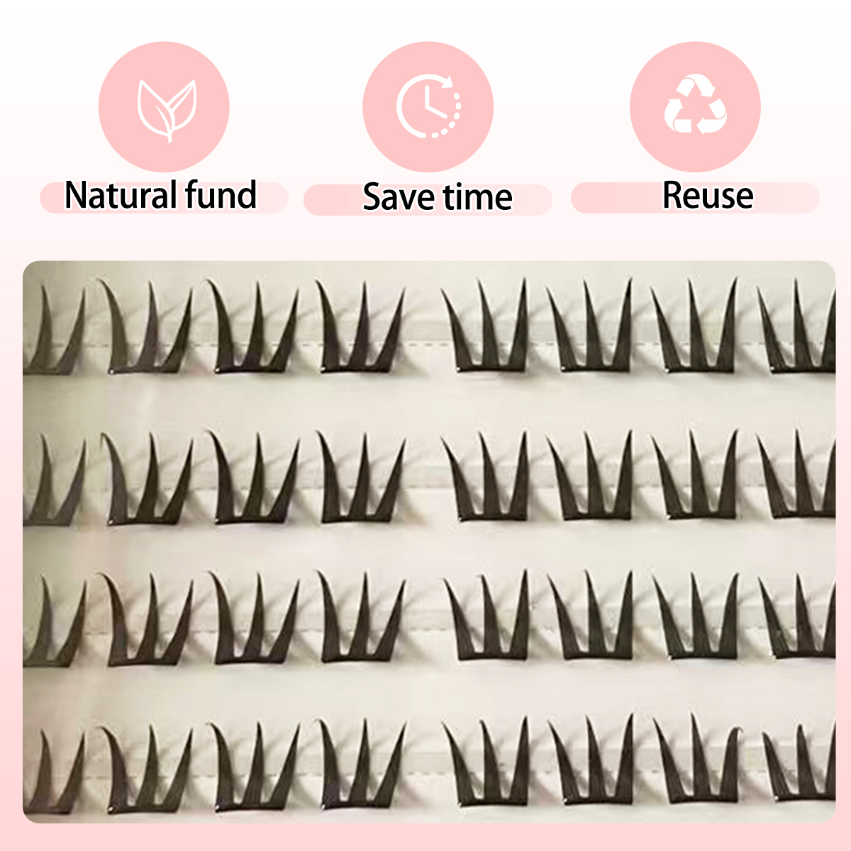 Klaster Bulu Mata Mudah Dipasa - Eyelash Extension Human Hair ulasan dan harga