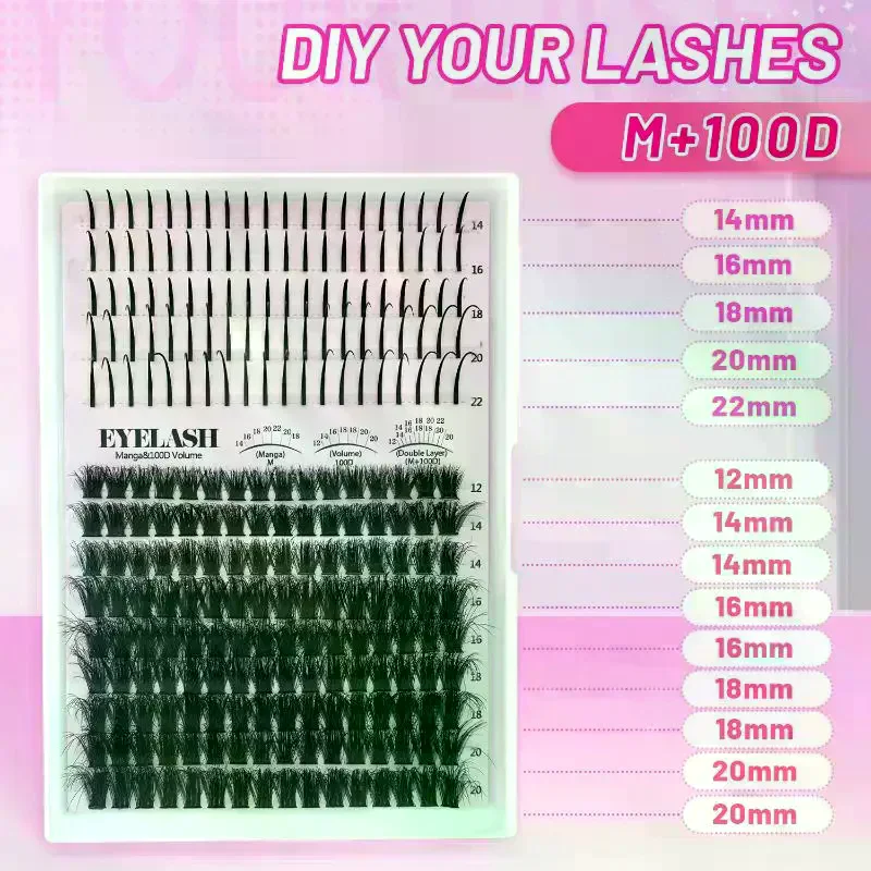 Kit Bulu Mata Lash Clusters, B - Eyelash Extension Kits ulasan dan harga