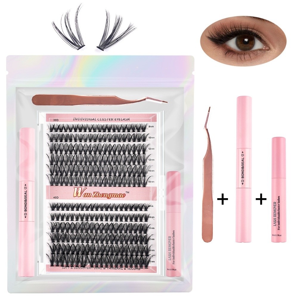 Bulu Mata Palsu Panjang 8-16mm - Eyelash Extension Kits ulasan dan harga