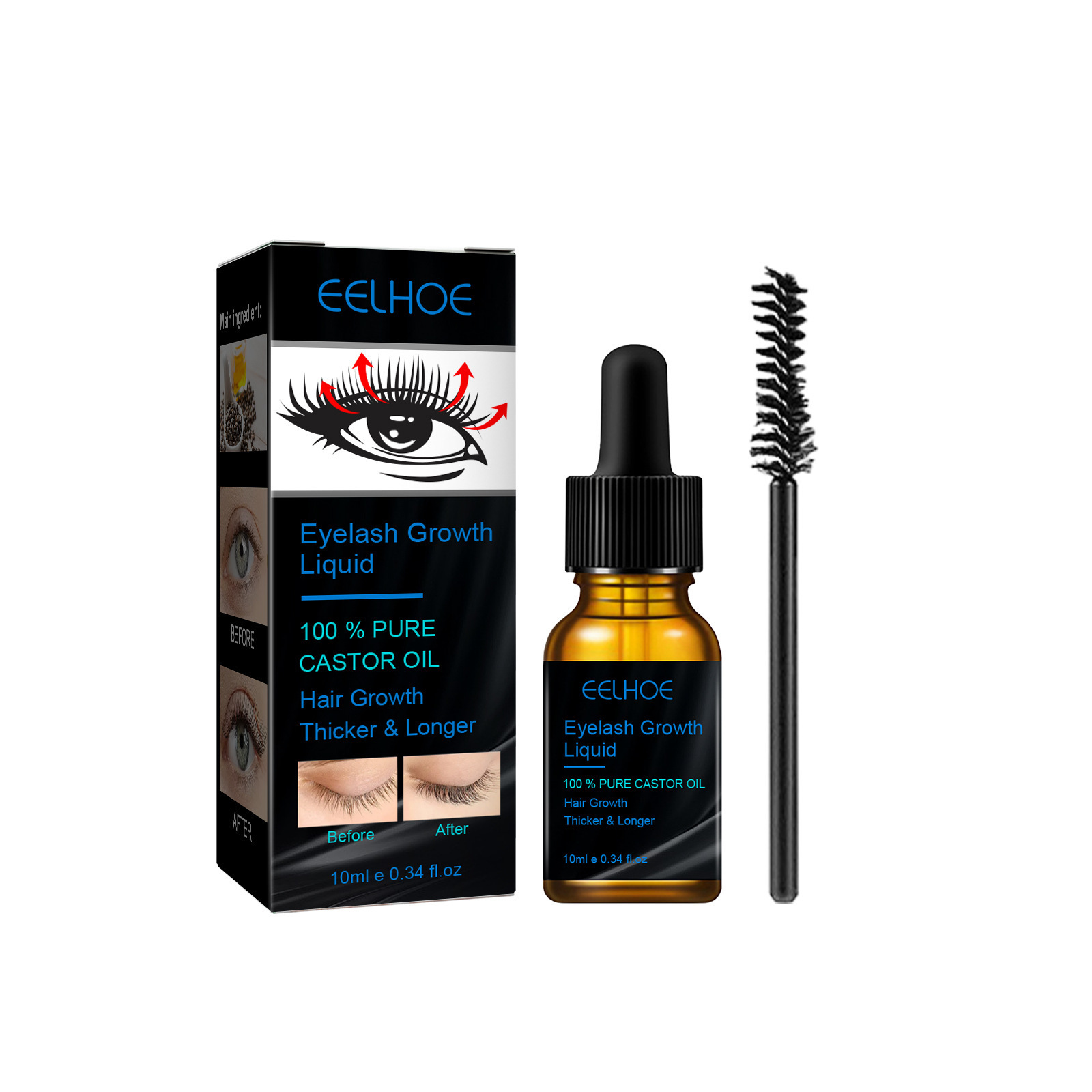 Serum Penumbuh Bulu Mata Minya - Eyelash Extension Human Hair ulasan dan harga