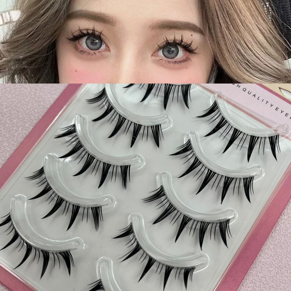 5 Pasang Paket Bulu Mata Palsu - Eyelash Extension Japanese ulasan dan harga