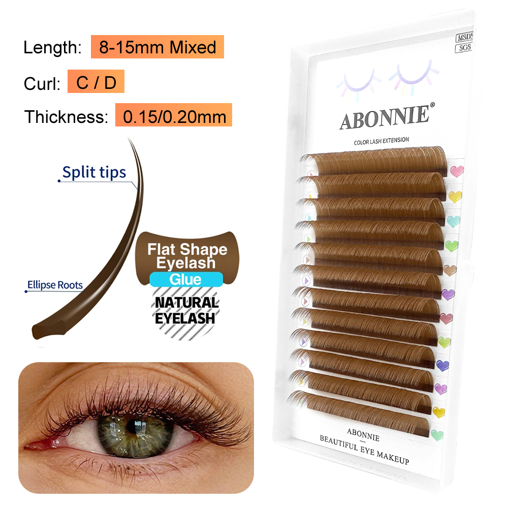 ABONNIE Ekstensi Bulu Mata Dat - Eyelash Extension Human Hair ulasan dan harga
