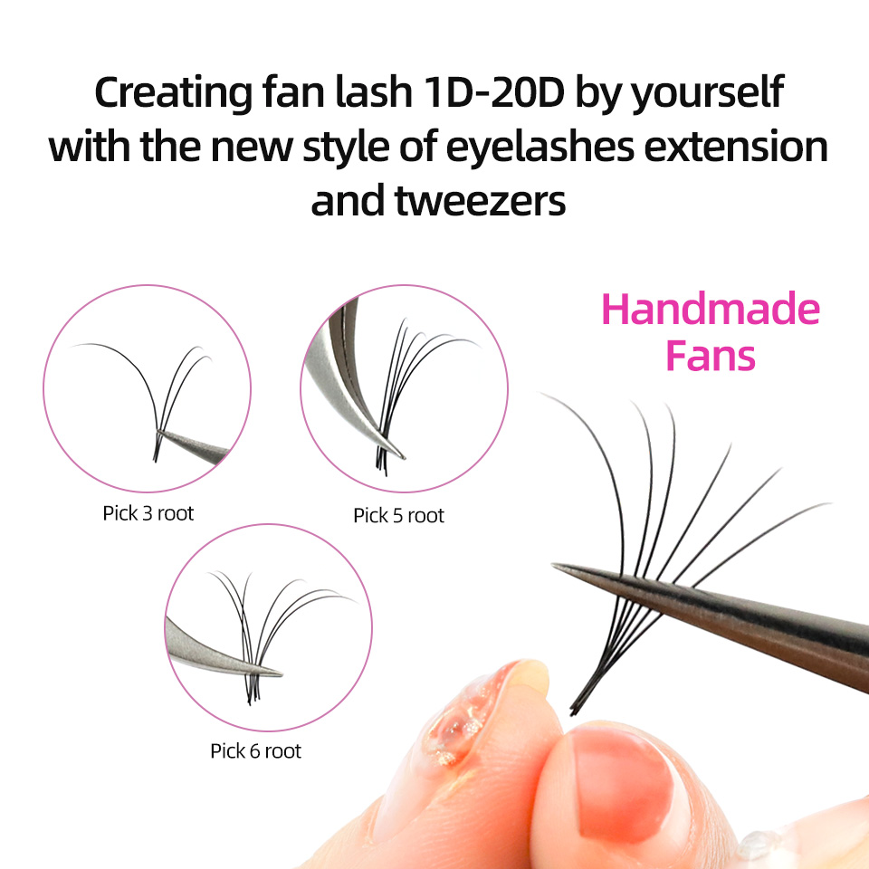 RUJADE 5 kasus/Lot ekstensi bu - Eyelash Extension Human Hair ulasan dan harga