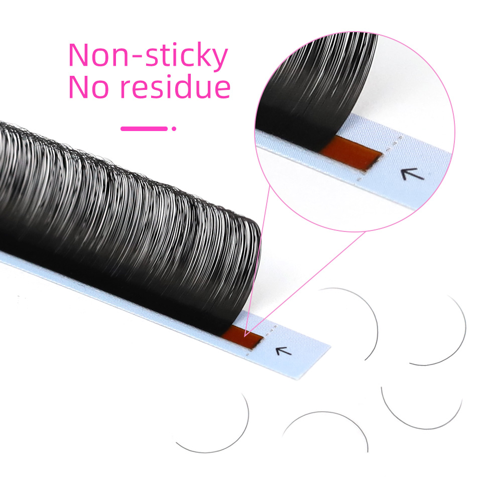 RUJADE 5 kasus/Lot ekstensi bu - Eyelash Extension Human Hair ulasan dan harga