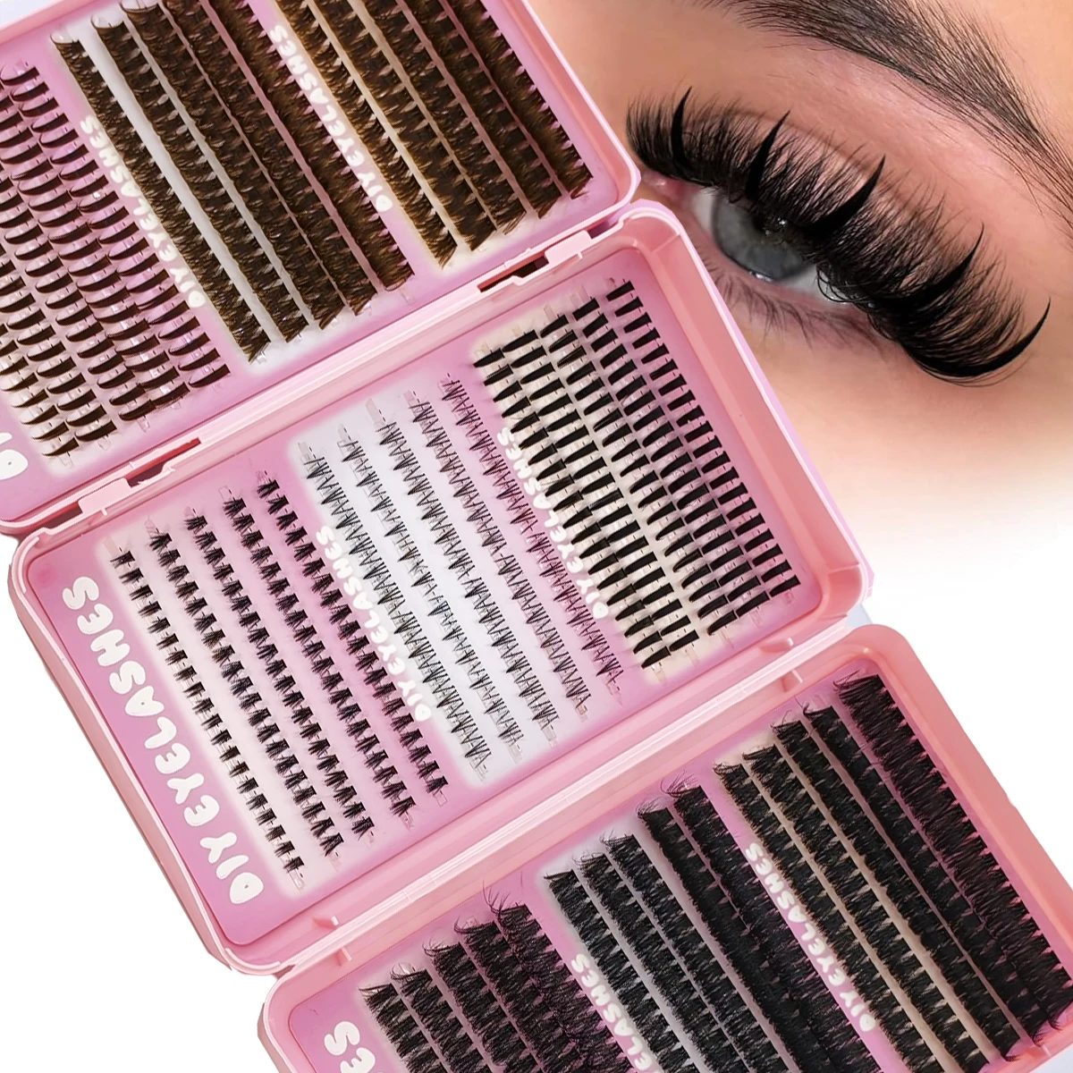 AMSDCN Manga Lash Clusters 780 - Eyelash Extension Wet Look ulasan dan harga