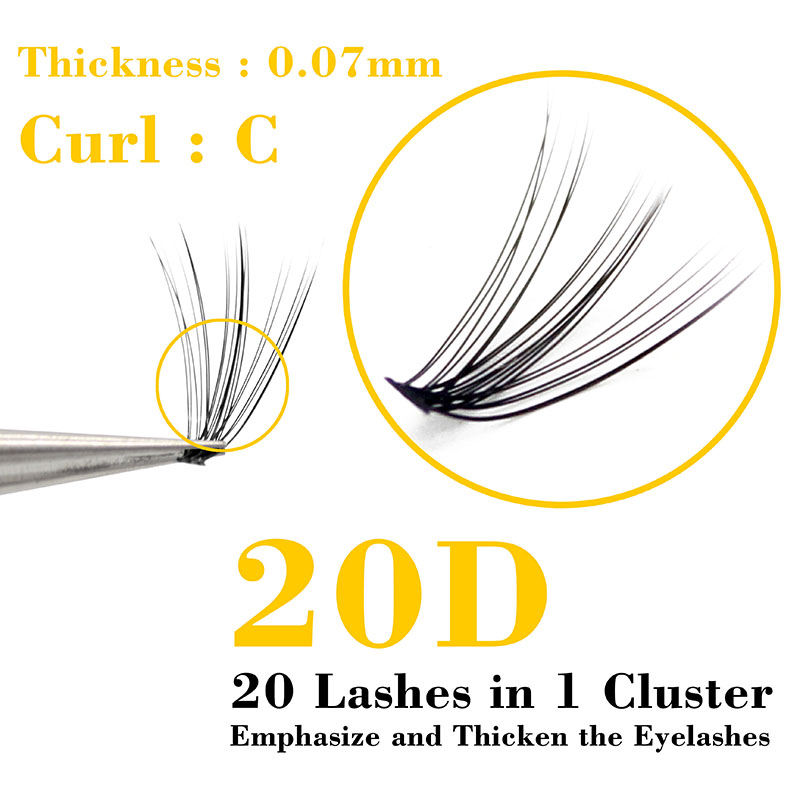 Kimcci 60 Bundel Bulu Mata Eks - Eyelash Extension Human Hair ulasan dan harga