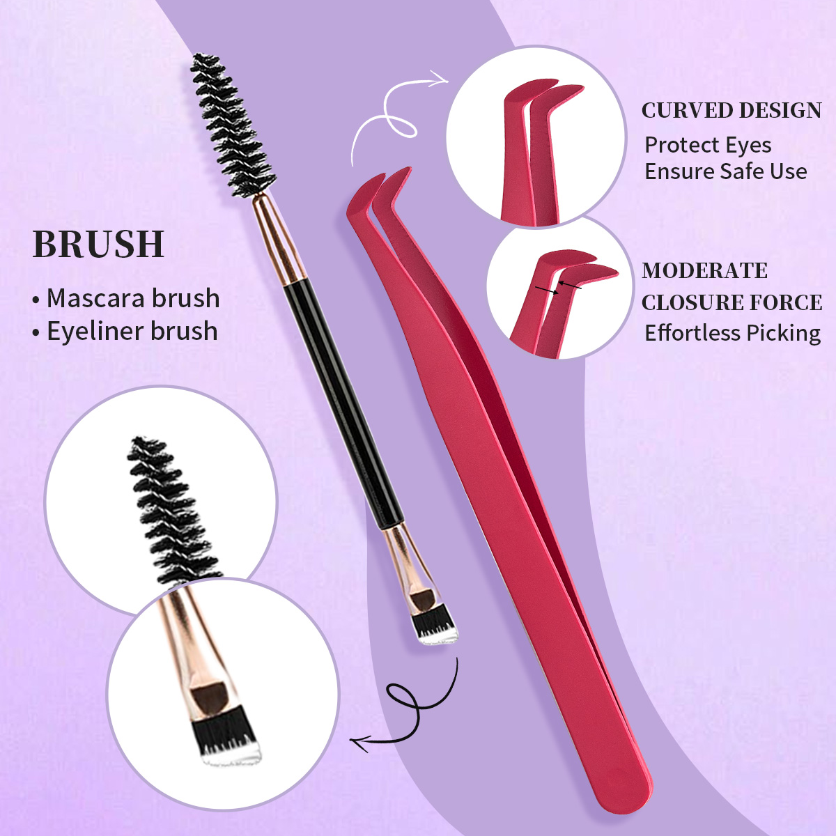 Kit Bulu Mata Kluster Lembut V - Eyelash Extension Equipment ulasan dan harga